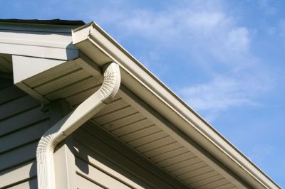 Gutter System on Roof Edge