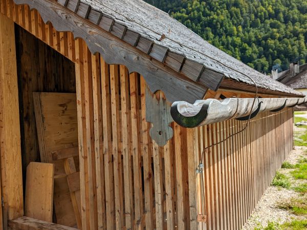 Wood Gutter Installation in Jackson