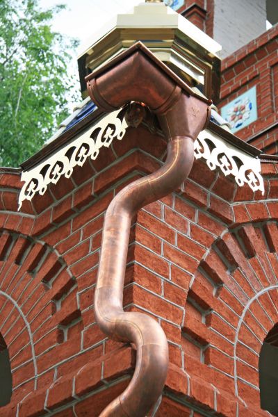 Church Downspout Installation in Jackson